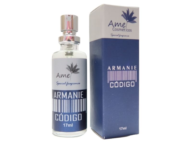 Perfume Amei Cosméticos Armanie Código 17ml