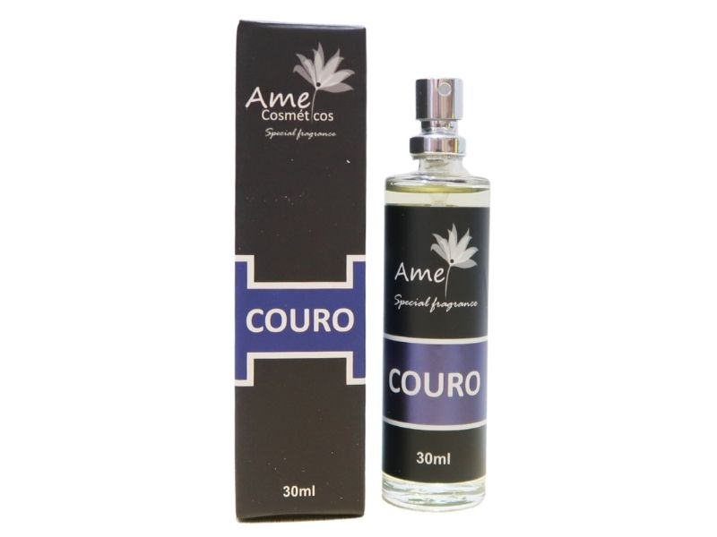 Perfume Amei Cosméticos Couro com 30ml