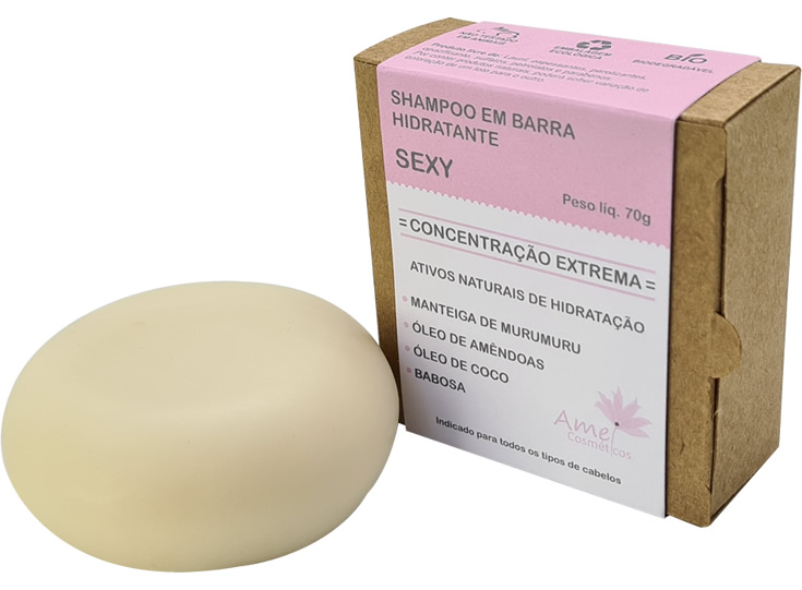 Shampoo em Barra - Hidratante - Sexy