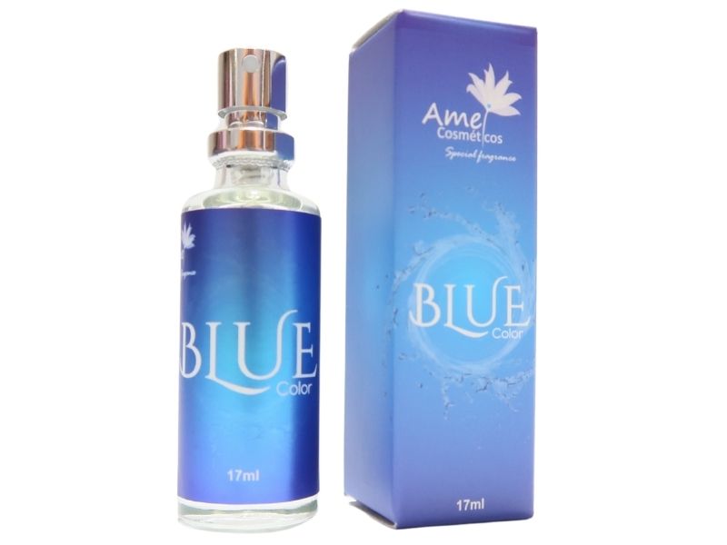 Perfume Amei Cosméticos Blue Color 17ml
