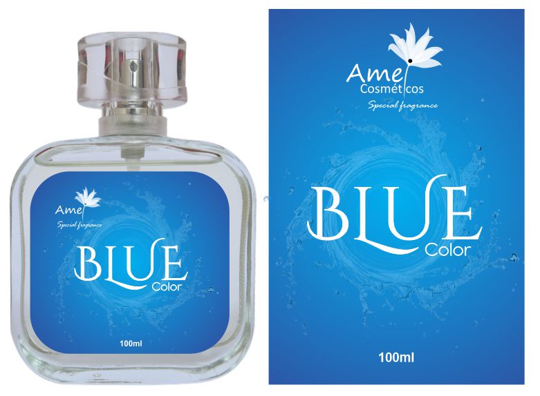 Perfume Amei Cosméticos Blue Color 100ml