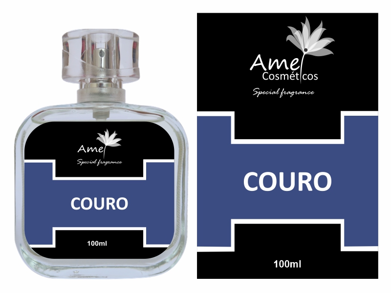 Perfume Amei Cosméticos Couro com 100ml