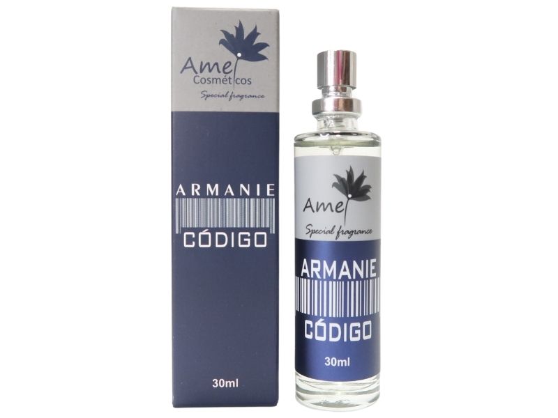 Perfume Amei Cosméticos Armanie Código 30ml