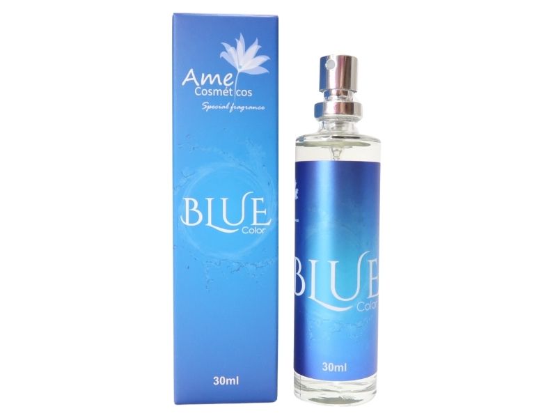 Perfume Amei Cosméticos Blue Color 30ml