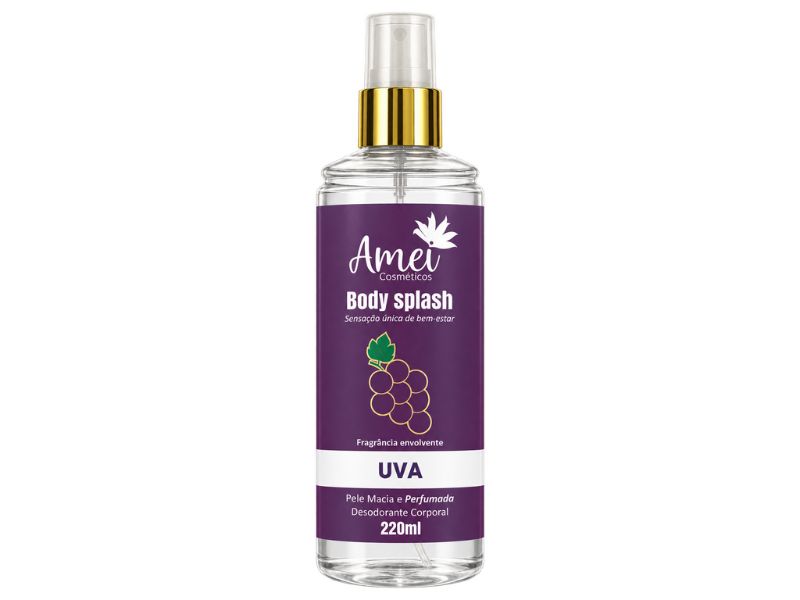 Body Splash Uva Amei Cosm�ticos 220ml