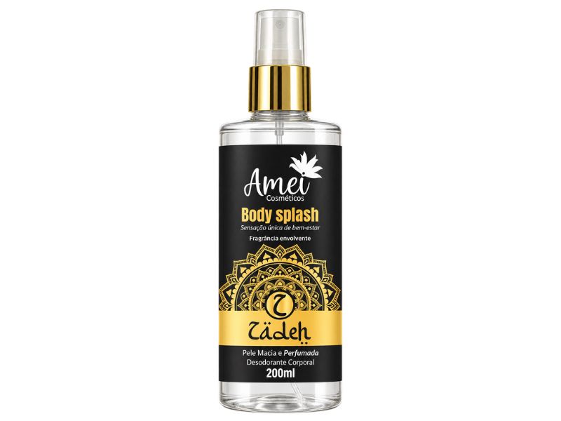 Body Splash Zadeh Amei Cosm�ticos 200ml