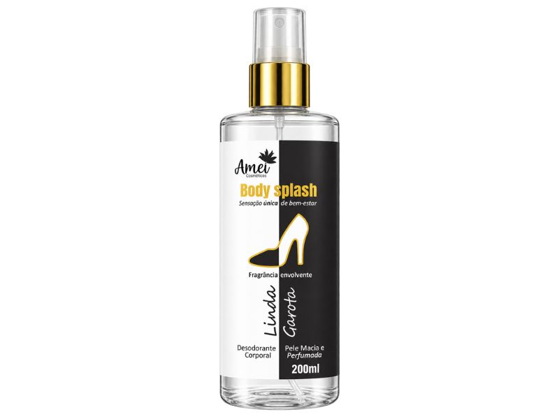 Body Splash Linda Garota Amei Cosm�ticos 200ml